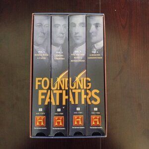 Founding Fathers box set The History Channel VHS 4-tape